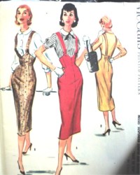 3730 56 EZ LONG STRT SUSPENDER JUMPER,SS-LS BLOUSE PATTERN 18 36